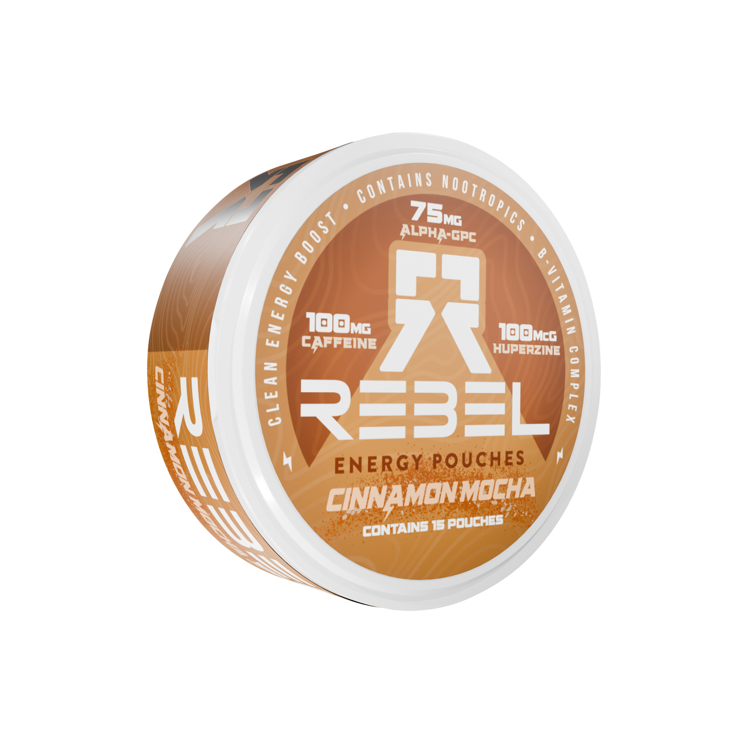 NOOTROPIC CAFFEINE ENERGY POUCHES (Cinnamon-Mocha/Single/)