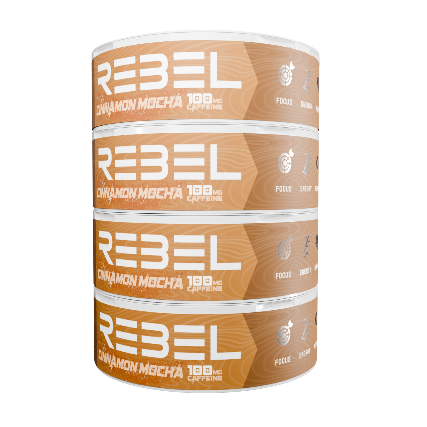 NOOTROPIC CAFFEINE ENERGY POUCHES (Cinnamon-Mocha/4-Pack/Subscription)